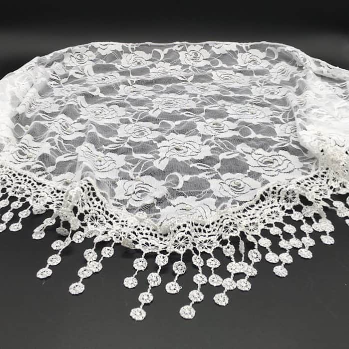 מטפחת לבנה לכלה