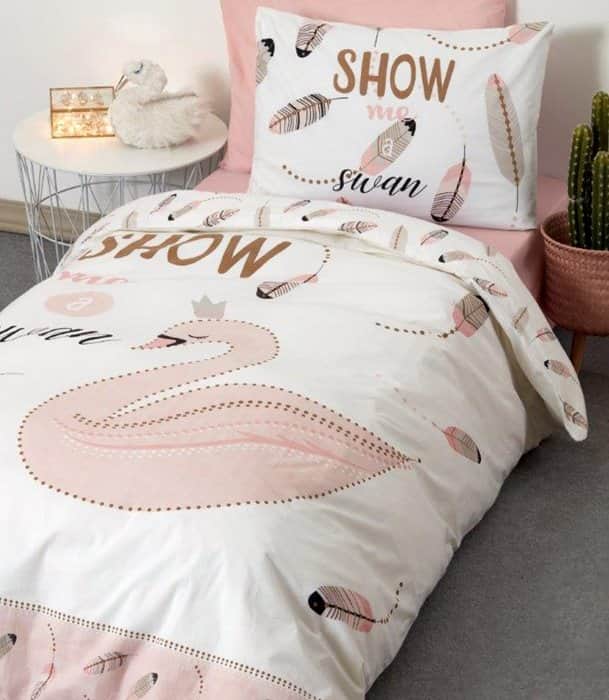 סט מצעים - דגם ברבור