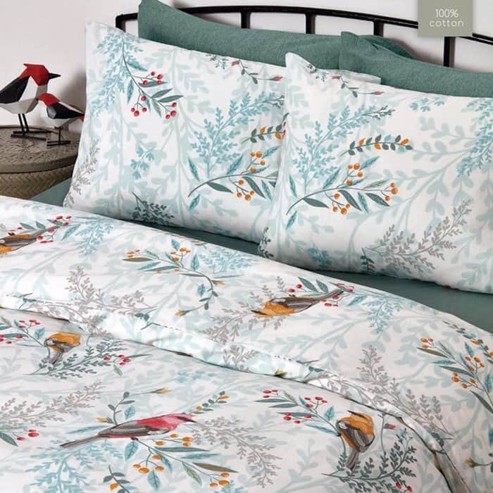 סט מצעים דגם ציפורים