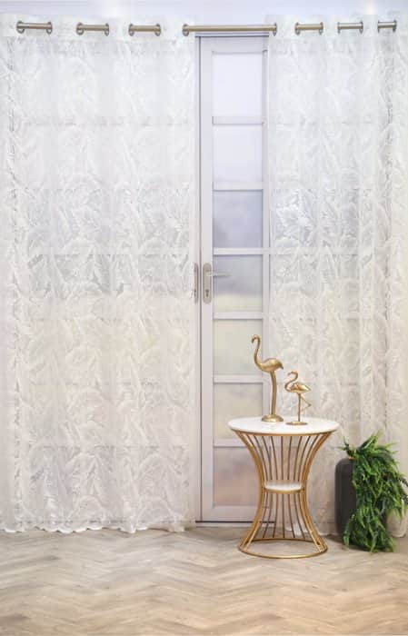 וילון דגם MAYAMI צבע לבן 145-185 ש"ח