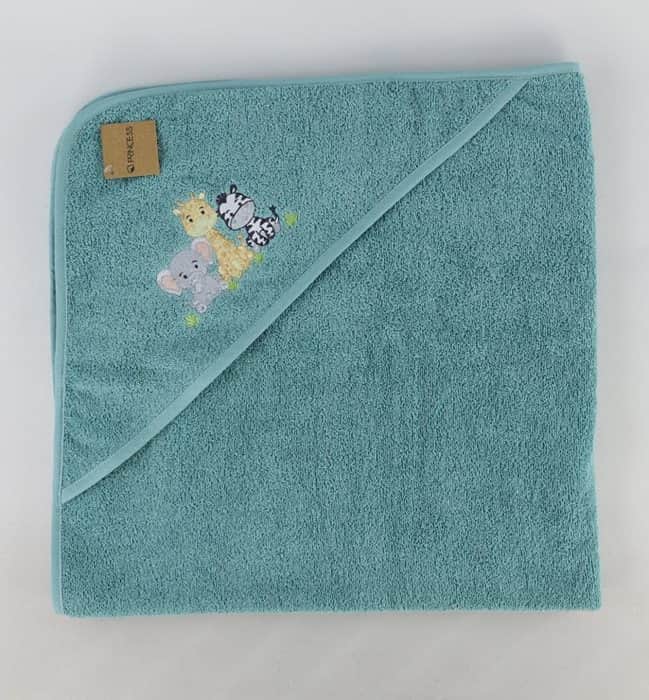 מגבת עם כובע לתינוקות דגם ספארי