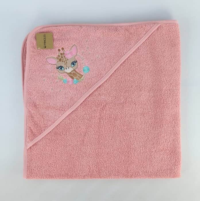 מגבת עם כובע לתינוקות דגם גי'רף