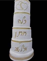 מארז מתנה מפואר של עוגת מגבות - שילוב מושלם של יוקרה ואישיות