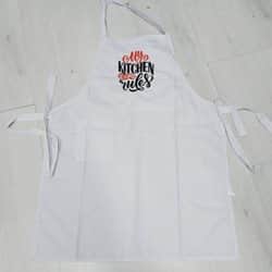 סינר צבע לבן