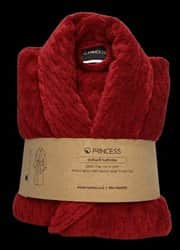 חלוק רחצה קטיפה בורדו