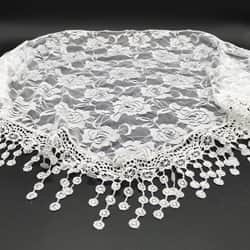 מטפחת לבנה לכלה