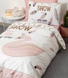 סט מצעים - דגם ברבור