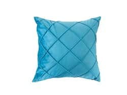 כרית נוי קטיפה מעויינים צבע תכלת