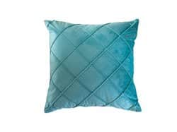 כרית נוי קטיפה מעויינים צבע טורקיז