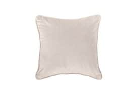 כרית נוי קטיפה - צבע שמנת