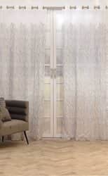 וילון דגם KRISTINA כסוף 145-185 ש"ח