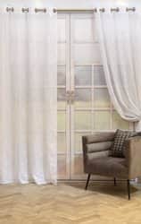 וילון דגם KRISTINA לבן 145-185 ש"ח