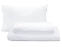 מצעים חלקים - צבע לבן