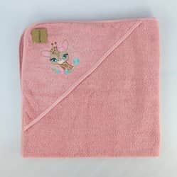 מגבת עם כובע לתינוקות דגם גי'רף