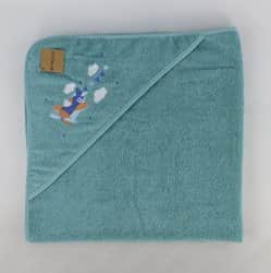 מגבת עם כובע לתינוקות דגם מטוס